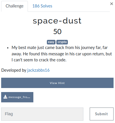 spacedust